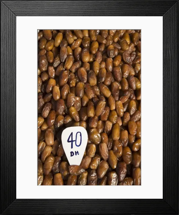 Framed Print : Dates for sale in the Souq Framed Print : Dates for sale in the Souq