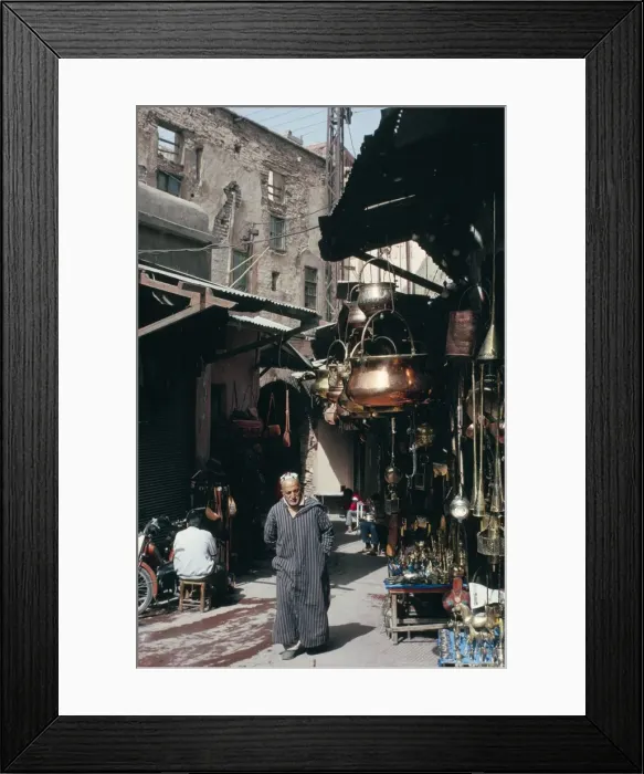 Framed Print : The copper souk Framed Print : The copper souk