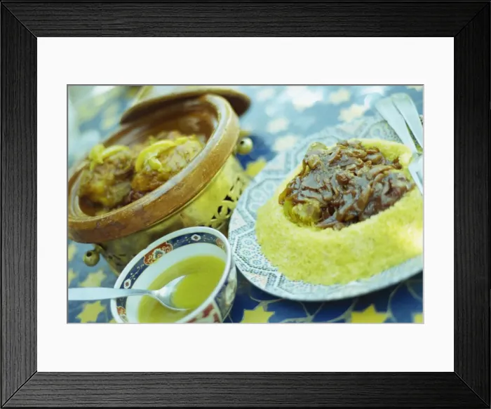 Framed Print : Traditional food of chicken tagine Framed Print : Traditional food of chicken tagine