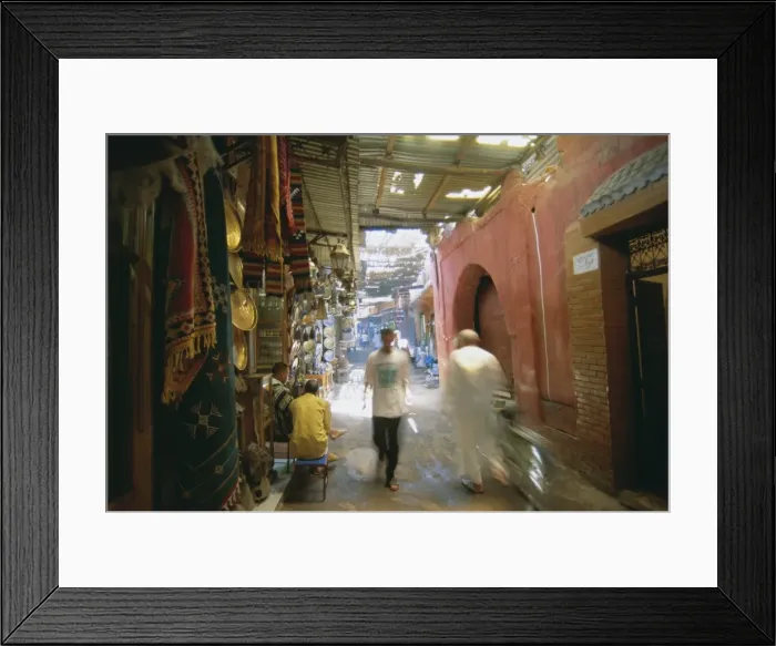Framed Print : The souk in the medina Framed Print : The souk in the medina