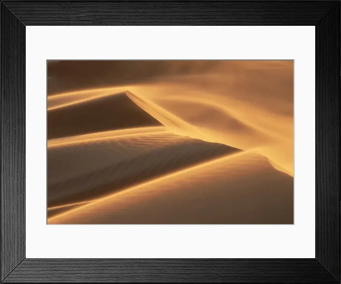 Framed Print : Sand blowing on crest of dune in Erg Chebbi Framed Print : Sand blowing on crest of dune in Erg Chebbi
