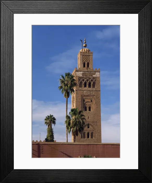 Framed Print : Koutoubia minaret and mosque Framed Print : Koutoubia minaret and mosque