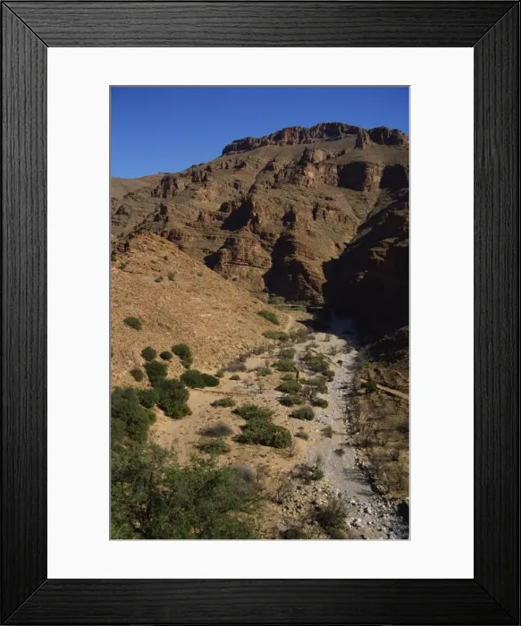 Framed Print : Ait Mansour Gorge near Tafraoute Framed Print : Ait Mansour Gorge near Tafraoute