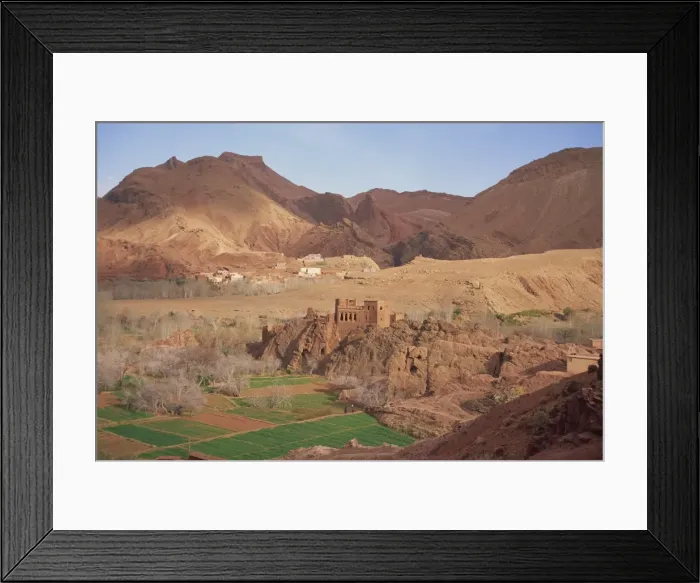 Framed Print : Kasbah fortified village