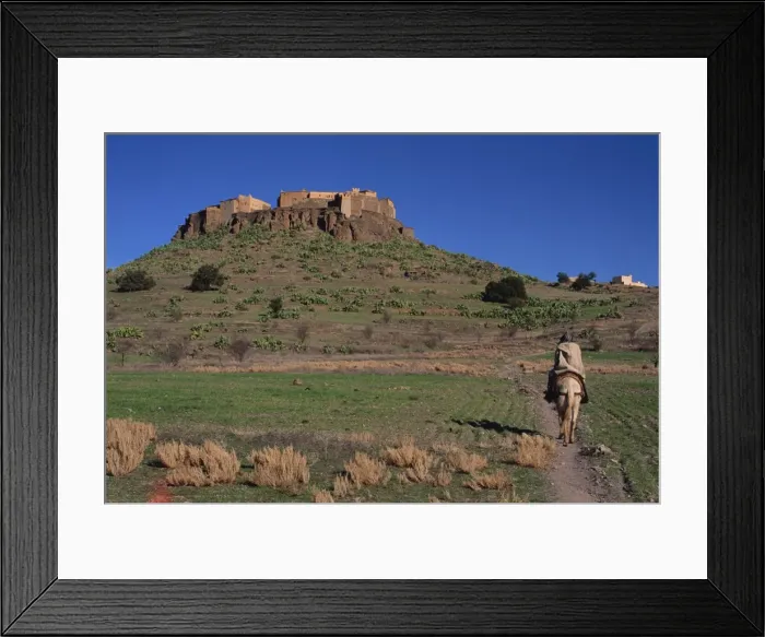 Framed Print : Fortified Berber village of Tioulit dating from the 6th century AD Framed Print : Fortified Berber village of Tioulit dating from the 6th century AD