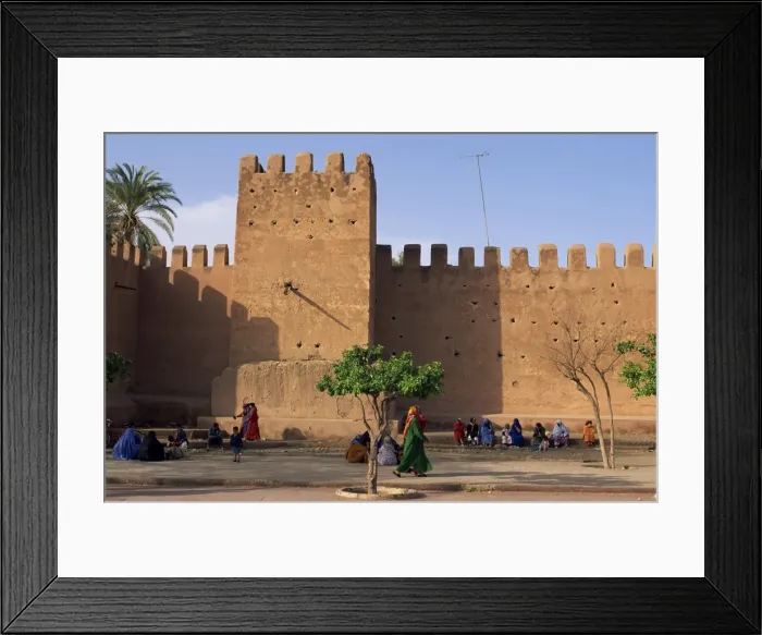 Framed Print : City walls