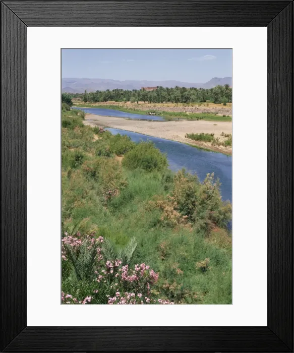 Framed Print : River Draa Framed Print : River Draa