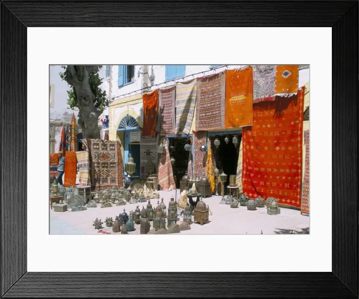 Framed Print : Carpets and metalware for sale Framed Print : Carpets and metalware for sale