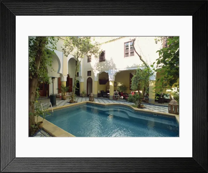 Framed Print : Ryad Maison Blea Framed Print : Ryad Maison Blea
