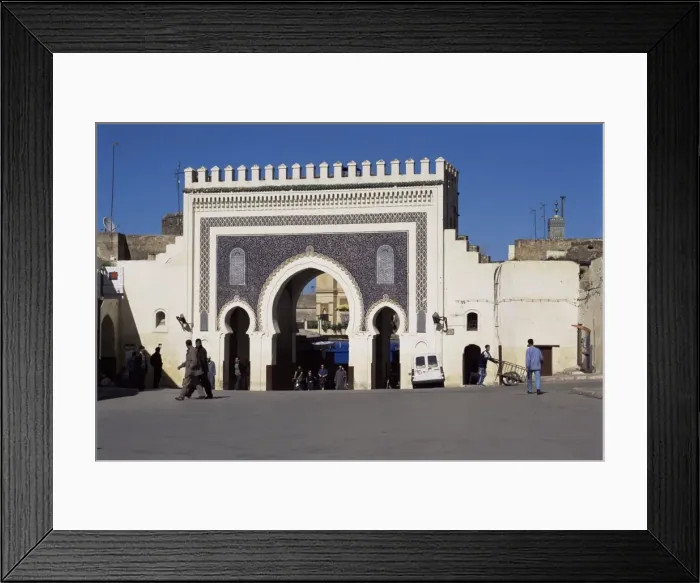 Framed Print : Bab Bou Jeloud Framed Print : Bab Bou Jeloud