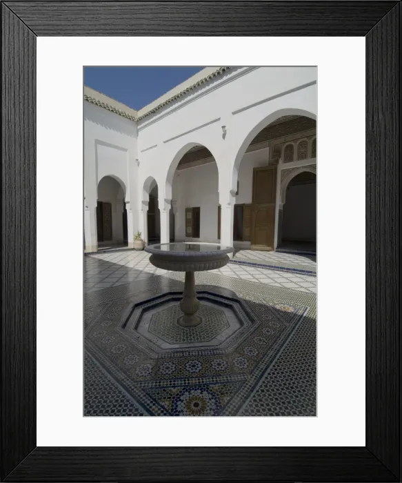 Framed Print : Bahia Palace Framed Print : Bahia Palace
