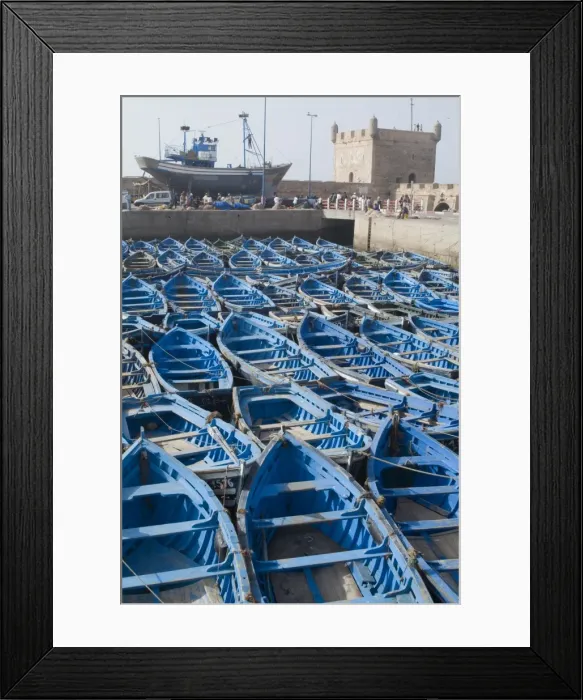 Framed Print : Essaouira harbour Framed Print : Essaouira harbour