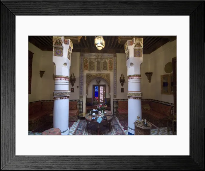 Framed Print : Maison Mnabha riad (small local hotel) Framed Print : Maison Mnabha riad (small local hotel)