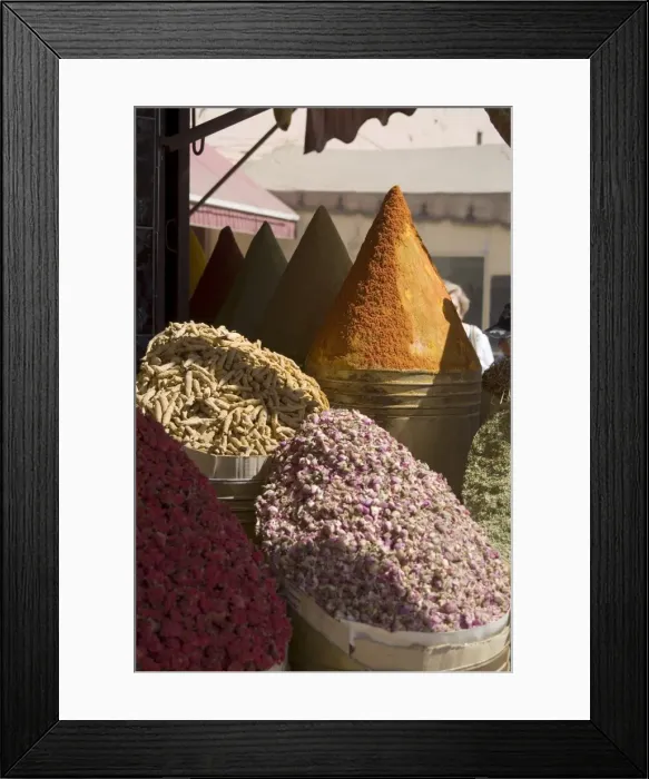 Framed Print : Spice stall near Qzadria Square Framed Print : Spice stall near Qzadria Square