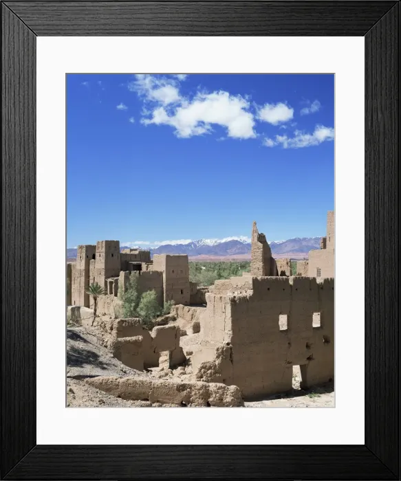 Framed Print : Kasbah, Valley du Dades and Atlas Mountains Framed Print : Kasbah, Valley du Dades and Atlas Mountains