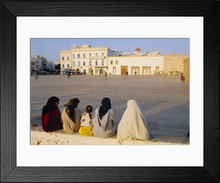 Framed Print : Moulay Assan Square Framed Print : Moulay Assan Square