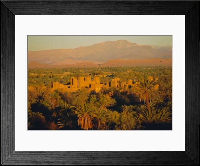 Framed Print : Kasbah Amerhidil-Skoura Framed Print : Kasbah Amerhidil-Skoura