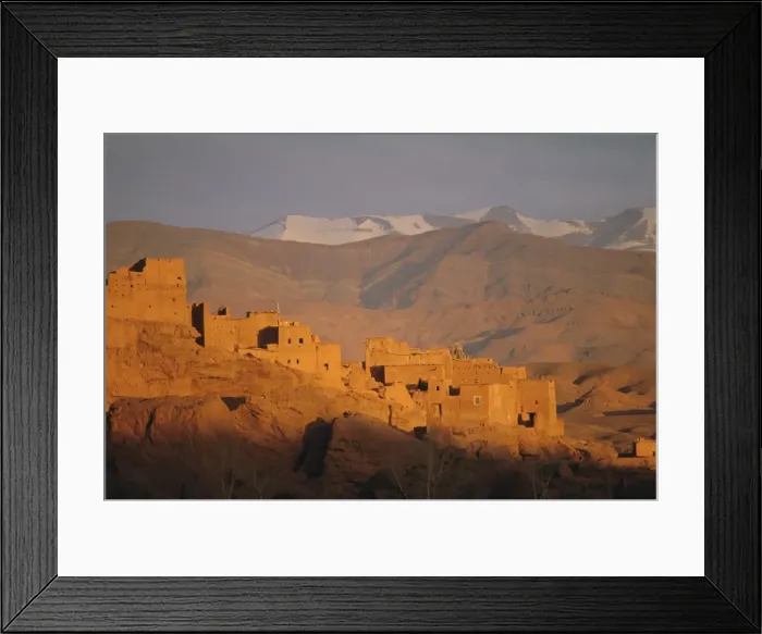 Framed Print : Kasbah near El Kelaa M Gouna Framed Print : Kasbah near El Kelaa M Gouna
