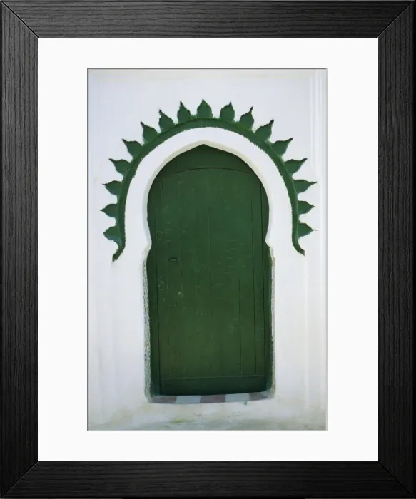 Framed Print : Green door Framed Print : Green door