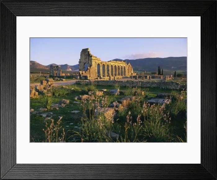 Framed Print : Roman archaeological site Framed Print : Roman archaeological site