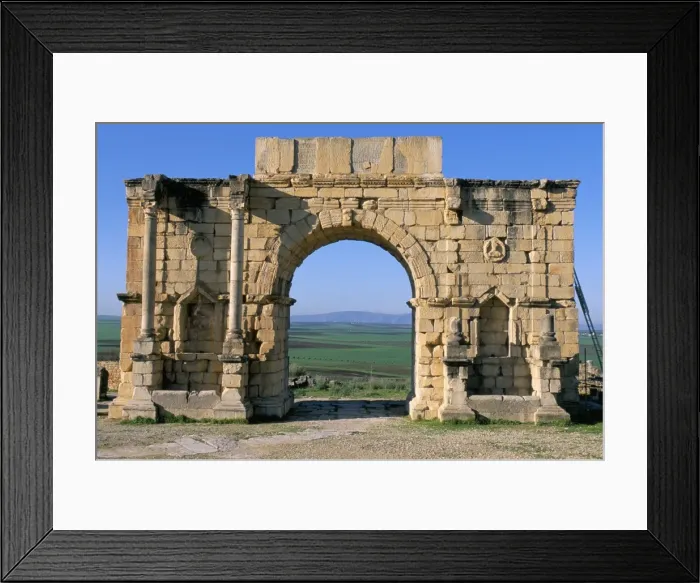 Framed Print : Roman archaeological site of Volubilis Framed Print : Roman archaeological site of Volubilis