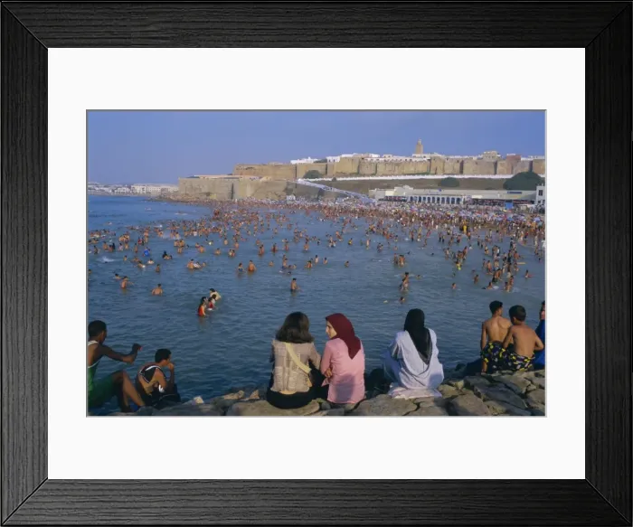 Framed Print : Beach below the Kasbah of the Oudaiah (Kasbah des Oudaias) Framed Print : Beach below the Kasbah of the Oudaiah (Kasbah des Oudaias)