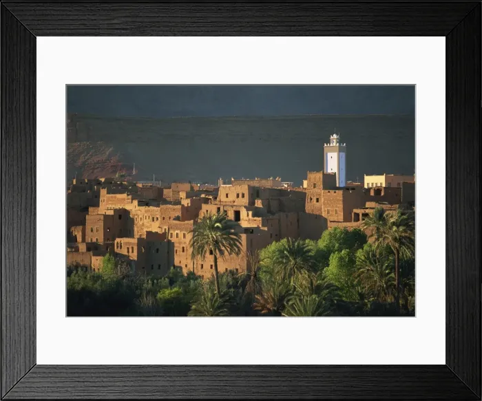 Framed Print : Village de Tinghir Framed Print : Village de Tinghir