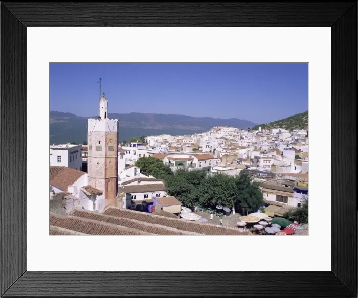 Framed Print : Town of Chefchaouen (Chaouen) Framed Print : Town of Chefchaouen (Chaouen)
