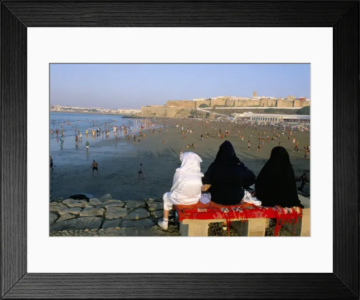 Framed Print : The beach, Rabat Framed Print : The beach, Rabat