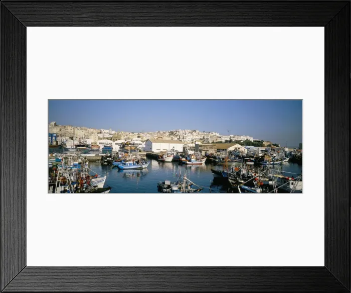 Framed Print : Old medina from the port Framed Print : Old medina from the port