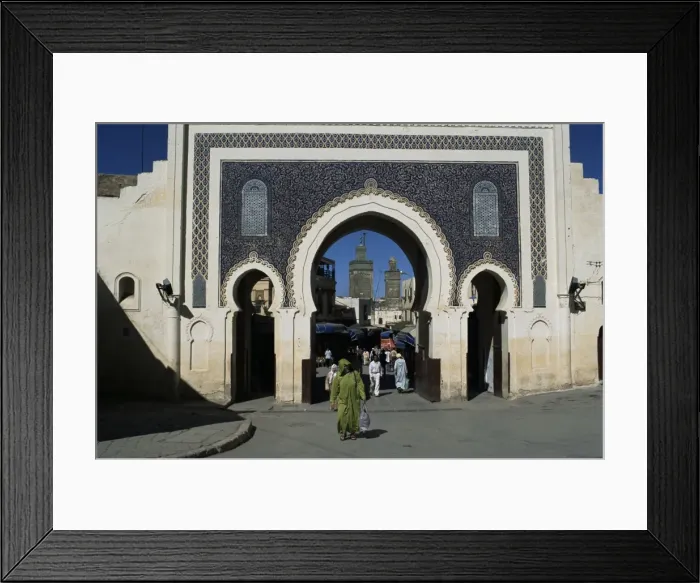 Framed Print : Bab Bou Jeloud Framed Print : Bab Bou Jeloud