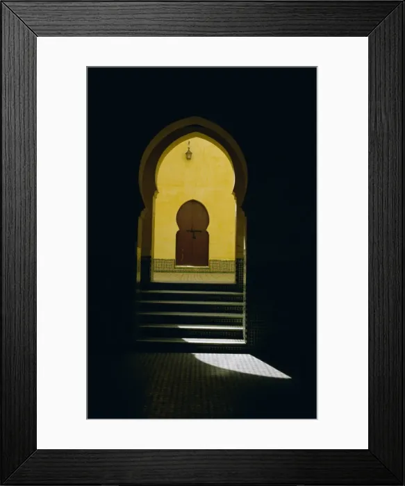 Framed Print : The tomb of Moulay Ismail Framed Print : The tomb of Moulay Ismail