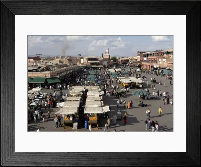 Framed Print : Jemaa el Fna square Framed Print : Jemaa el Fna square