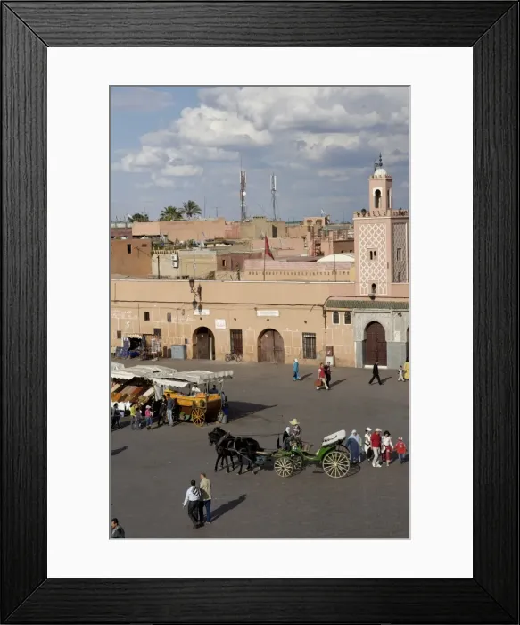 Framed Print : Jemaa el Fna square Framed Print : Jemaa el Fna square