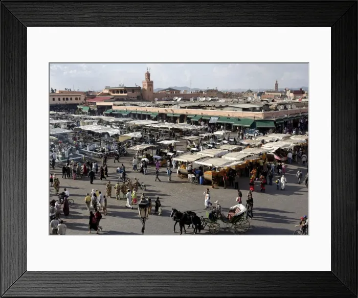 Framed Print : Jemaa el Fna square