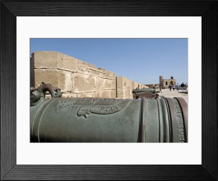 Framed Print : Old cannons