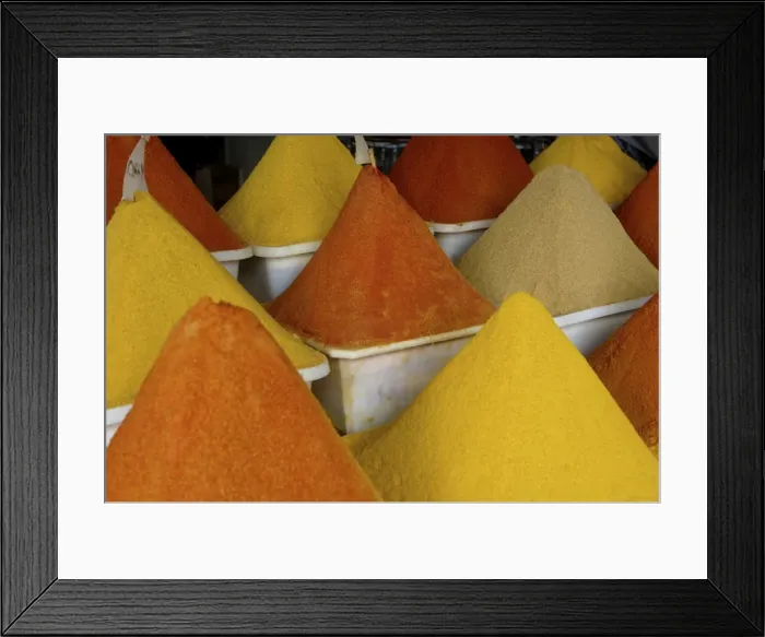 Framed Print : Spices for sale in the heart of the medina Framed Print : Spices for sale in the heart of the medina
