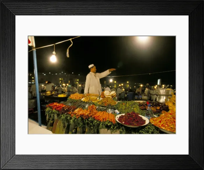 Framed Print : Place Jemaa El Fna Framed Print : Place Jemaa El Fna