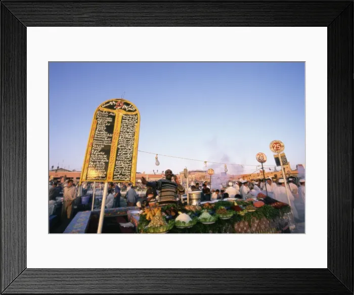 Framed Print : Food stalls Framed Print : Food stalls