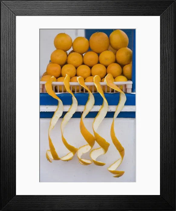 Framed Print : Orange juice stall Framed Print : Orange juice stall