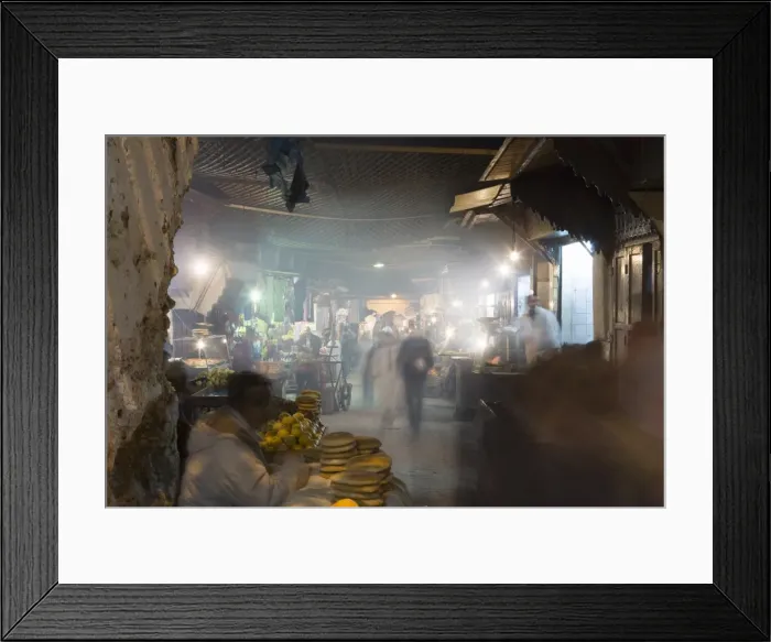 Framed Print : Souk at night Framed Print : Souk at night