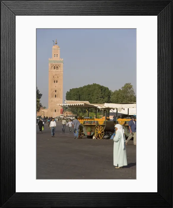 Framed Print : Jemaa el Fna (Djemaa el Fna) Square Framed Print : Jemaa el Fna (Djemaa el Fna) Square