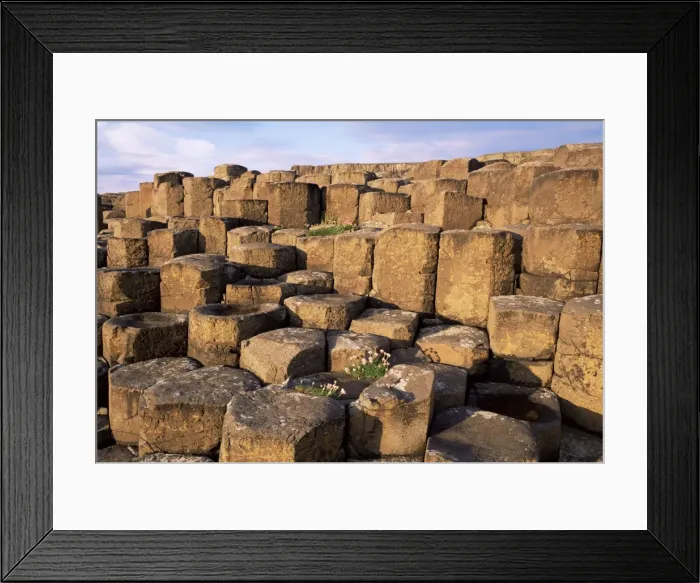 Framed Print : The Giants Causeway, UNESCO World Heritage Site, Co Framed Print : The Giants Causeway, UNESCO World Heritage Site, Co