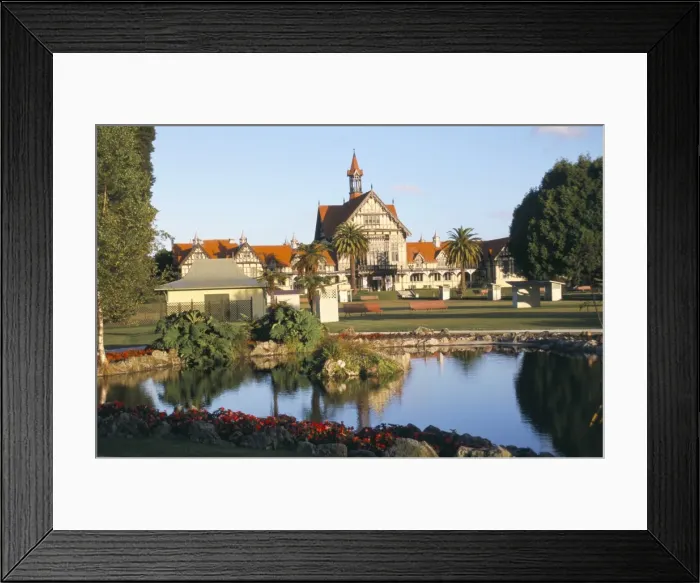 Framed Print : Government Gardens with bath-house dating from 1908 Framed Print : Government Gardens with bath-house dating from 1908