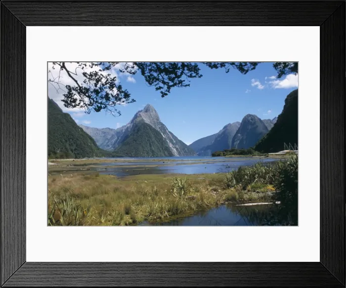 Framed Print : Mitre Peak