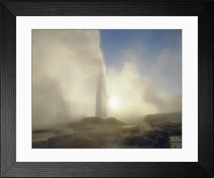 Framed Print : Geyser in the thermal area at Rotorua Framed Print : Geyser in the thermal area at Rotorua