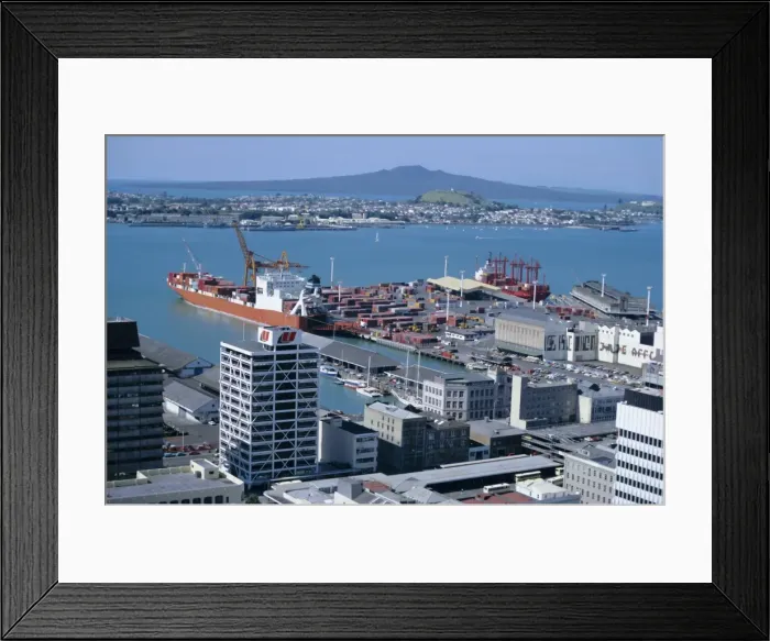 Framed Print : View over waterfront Framed Print : View over waterfront
