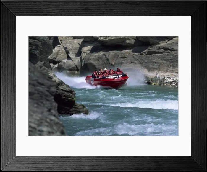 Framed Print : Shotover Jet speed boating Framed Print : Shotover Jet speed boating