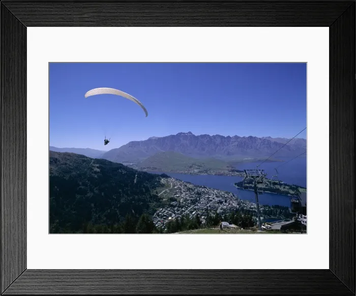 Framed Print : Tandem parapenting Framed Print : Tandem parapenting
