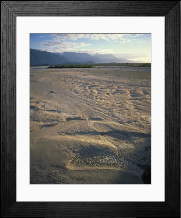 Framed Print : Sand depressions in the flood plain of the Hst River Framed Print : Sand depressions in the flood plain of the Hst River